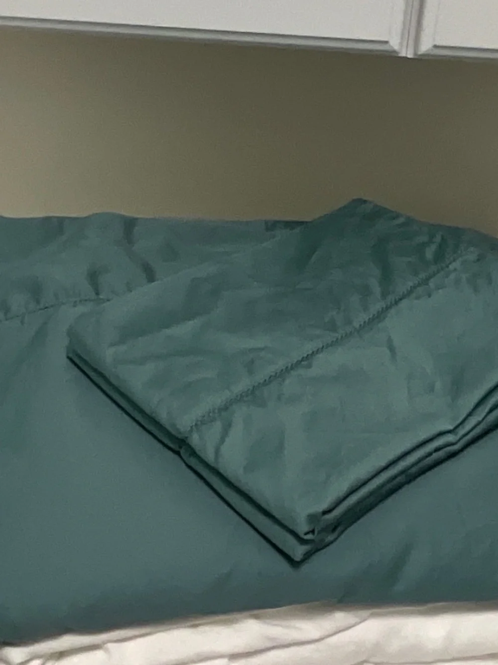NWT WAMSUTTA Dream Zone 400TC Cotton Sateen Queen Sheet Set Teal Aqua